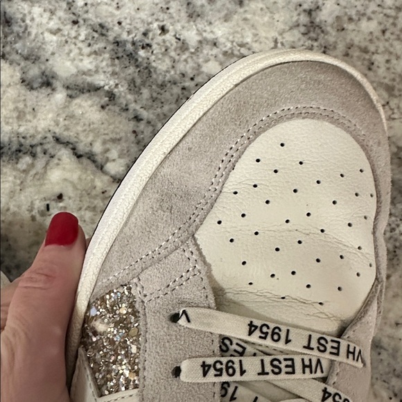 Vintage Havana Silver/Gold Glitter Star Sneakers - Picture 10 of 11